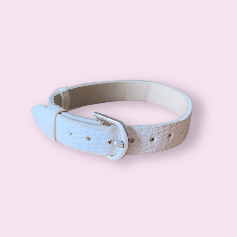 Faux reptile skin bracelet